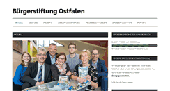 Desktop Screenshot of buergerstiftung-ostfalen.de